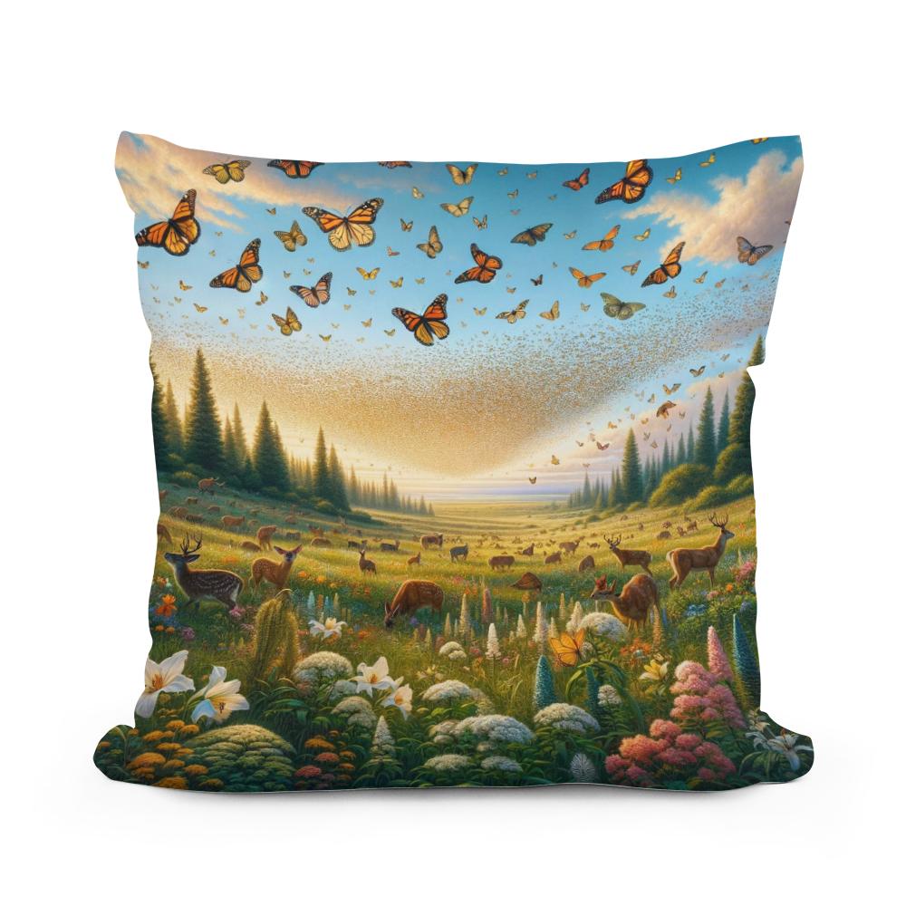 Eternal Bloom Cotton Cushion