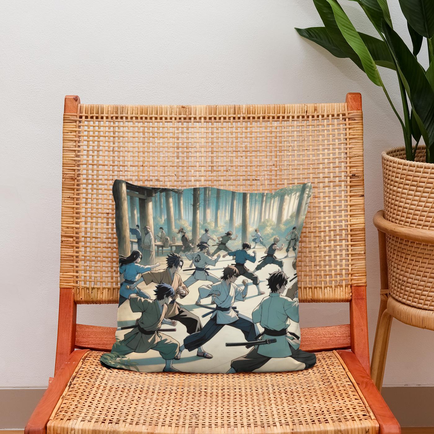 Forest Dojo Chronicles Cotton Cushion