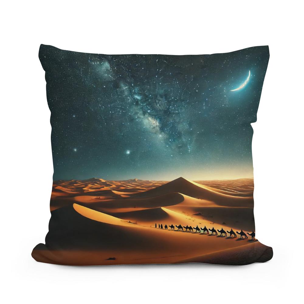 Sahara Nightscape Cotton Cushion