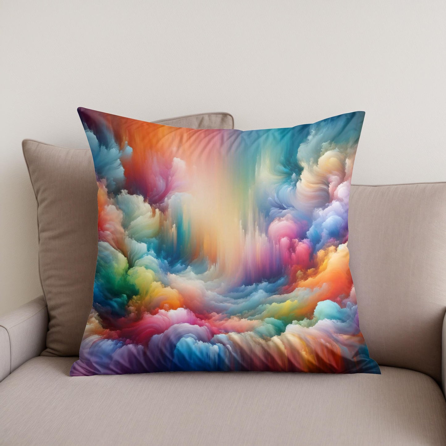 Colorful Silence Cotton Cushion