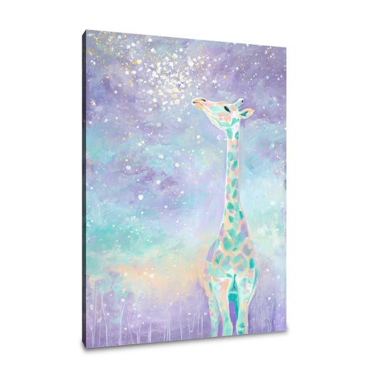 Giraffe Starry Dreams Canvas