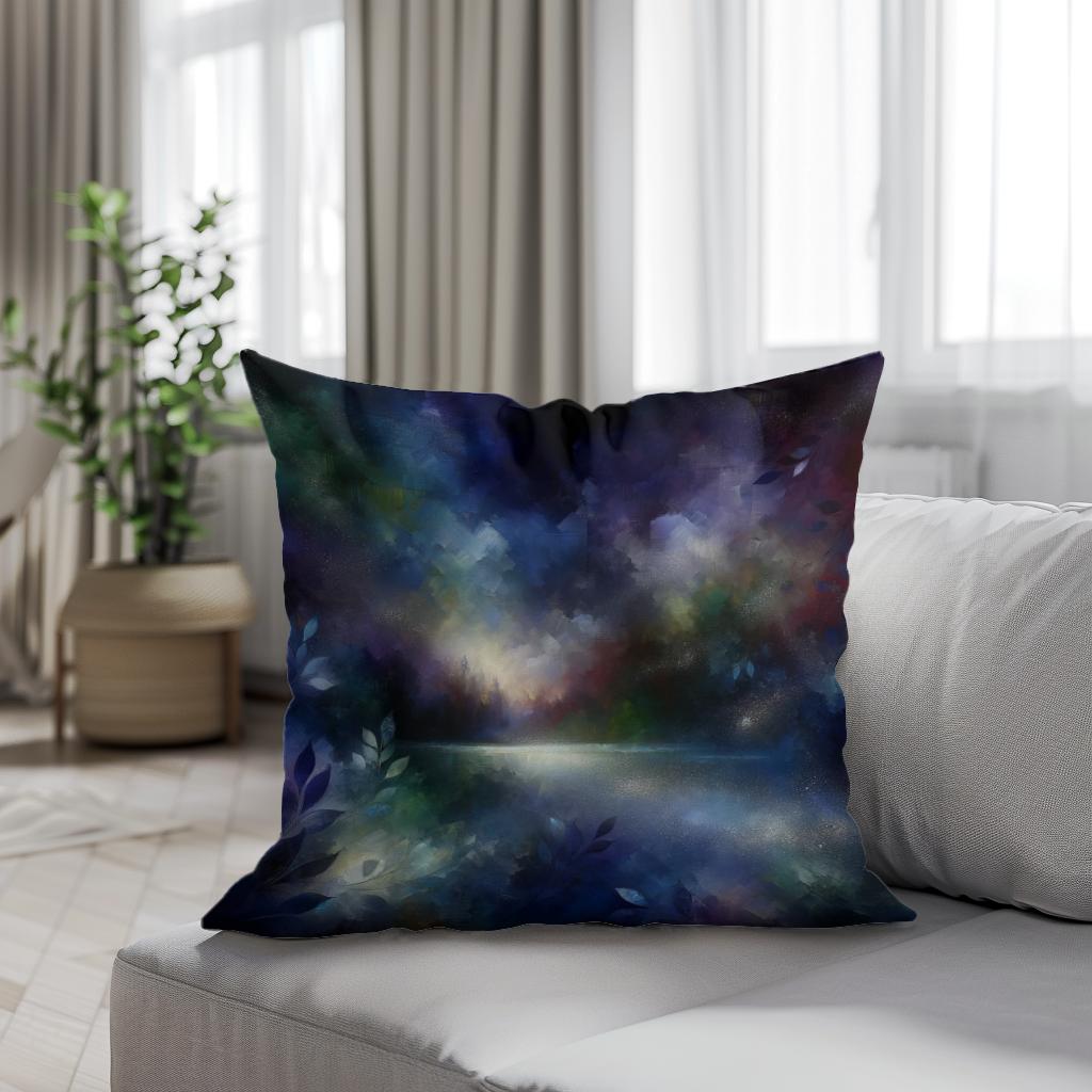 Nocturnal Whispers Cotton Cushion