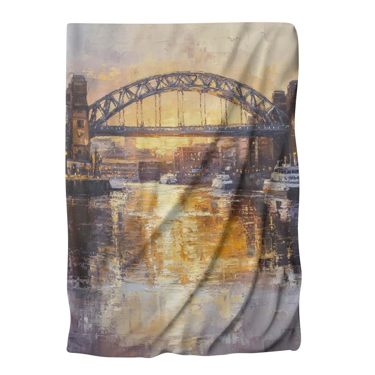 Tyne Bridge Golden Blanket