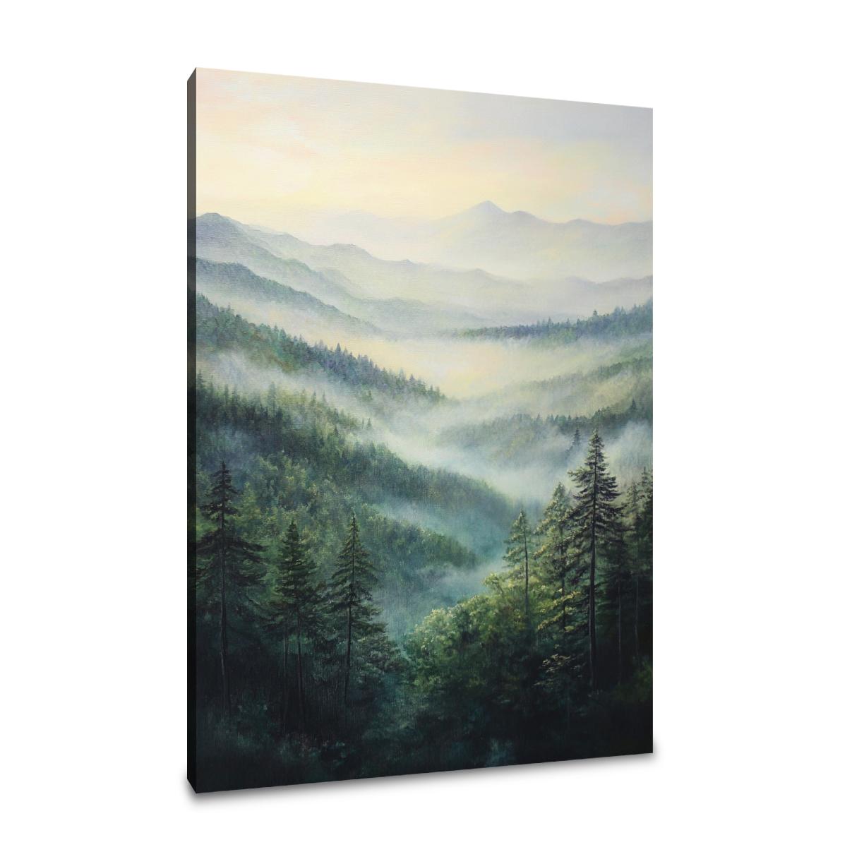 Blue Ridge Misty Canvas