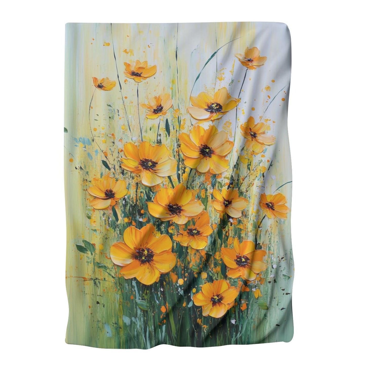 Marigold Flourish Blanket