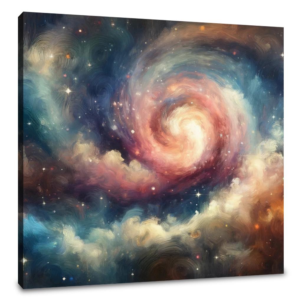 Galactic Swirls Canvas