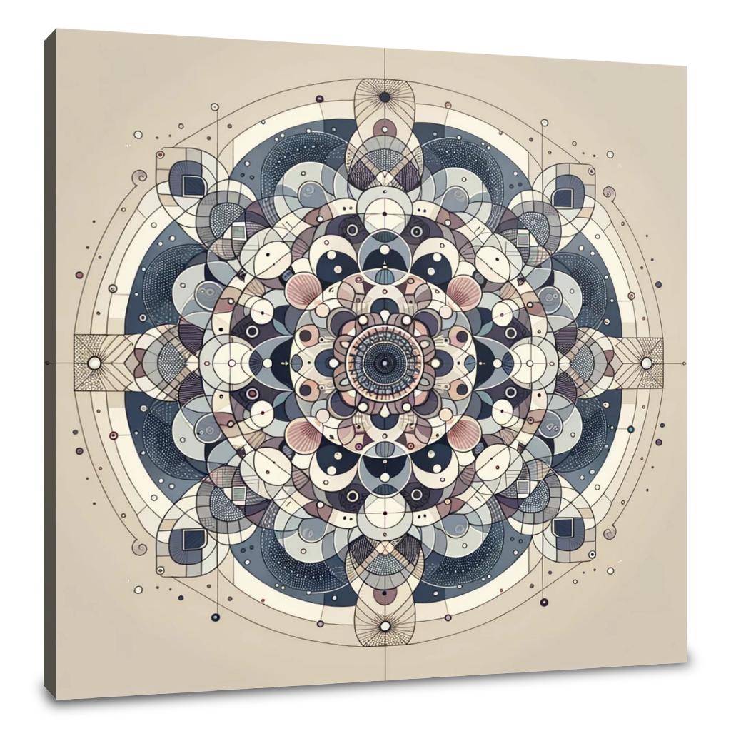 Tranquil Symmetry Canvas