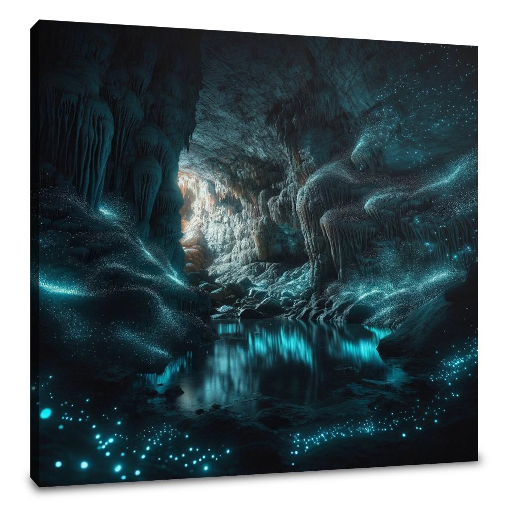 Glowworm Cave Canvas