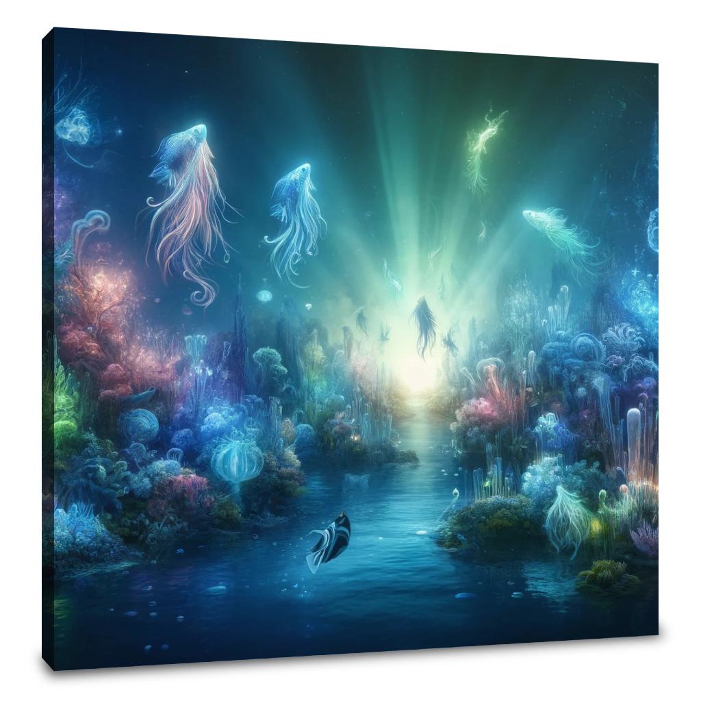 Luminous Lagoon Canvas