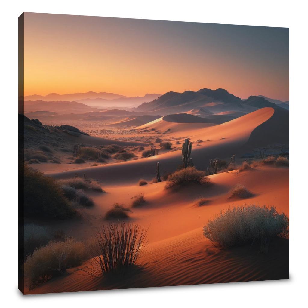 Dawn Desert Elegance Canvas