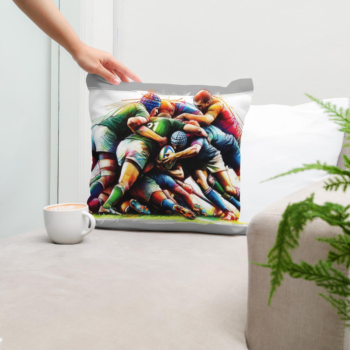 Scrum Sketch Cotton Cushion