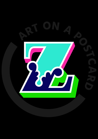 Ben Eine - Circus Font Letters, Unsigned 'Z'