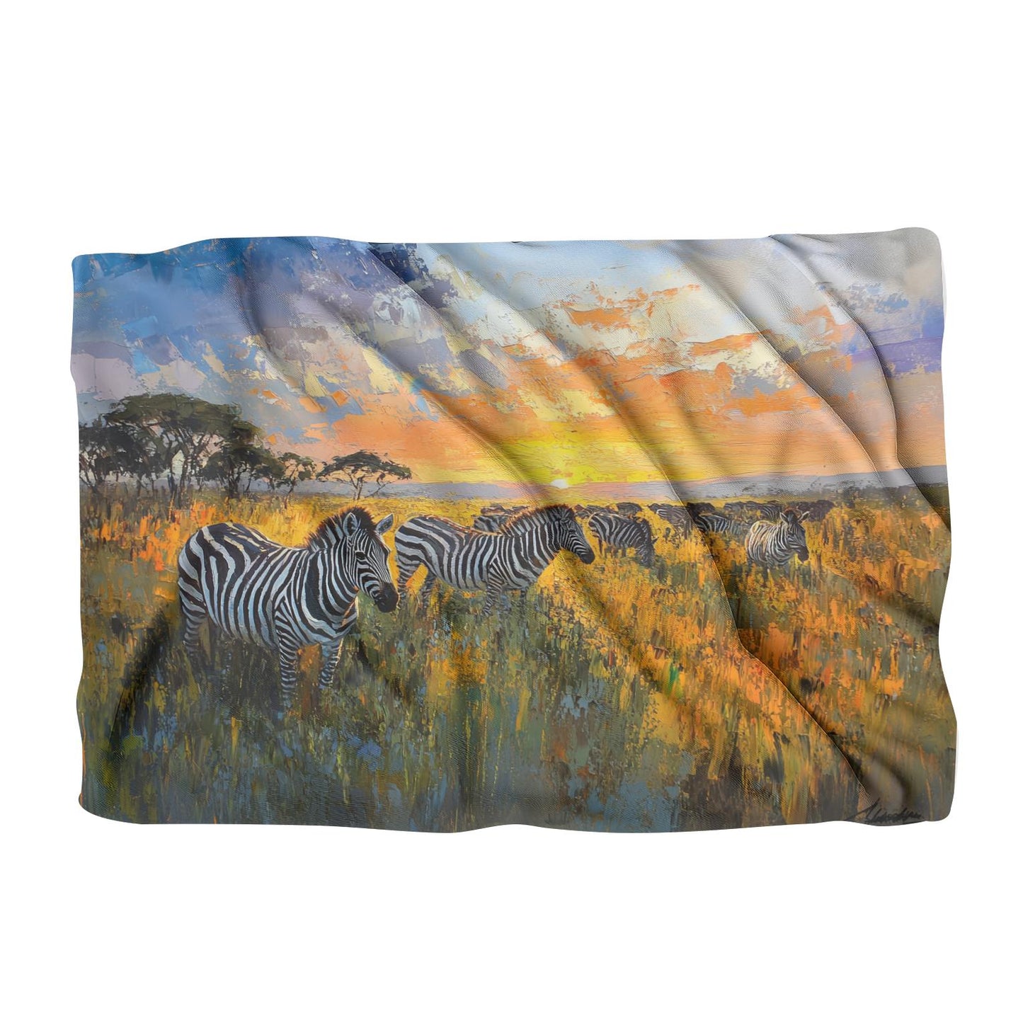 Sunset Stripes Blanket