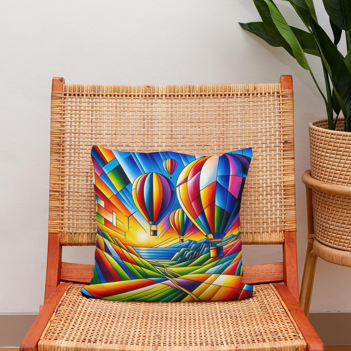 Cubist Odyssey Cotton Cushion
