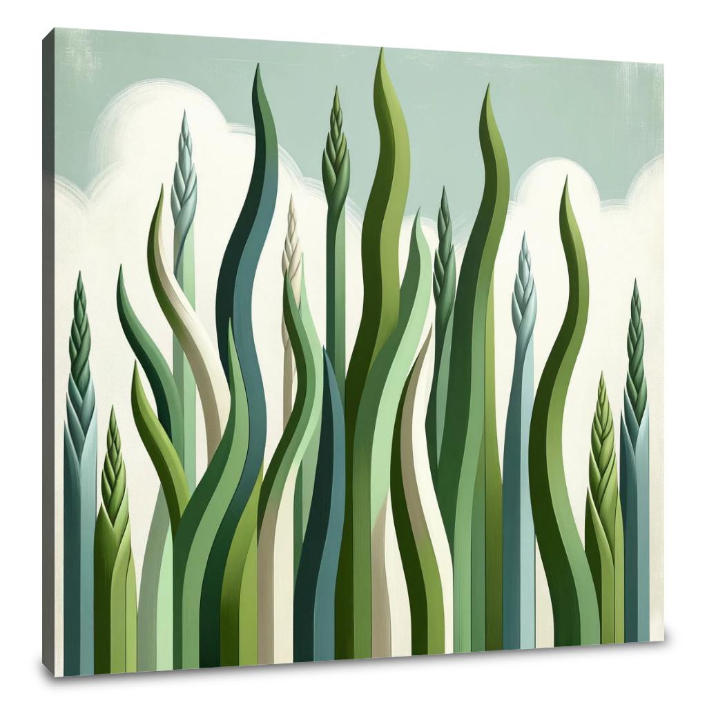 Asparagus Sprouts Canvas