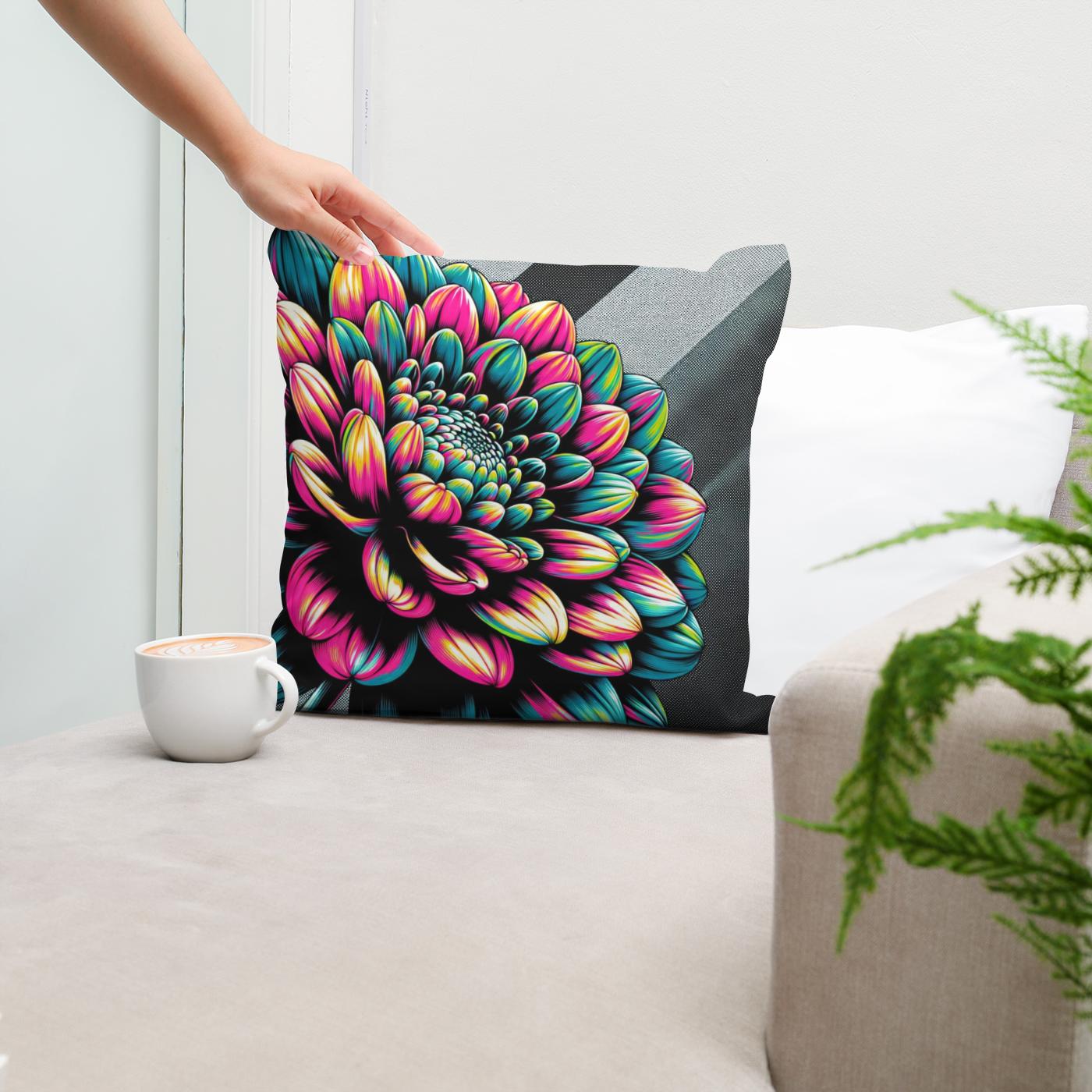 Neon Bloom Essence Cotton Cushion