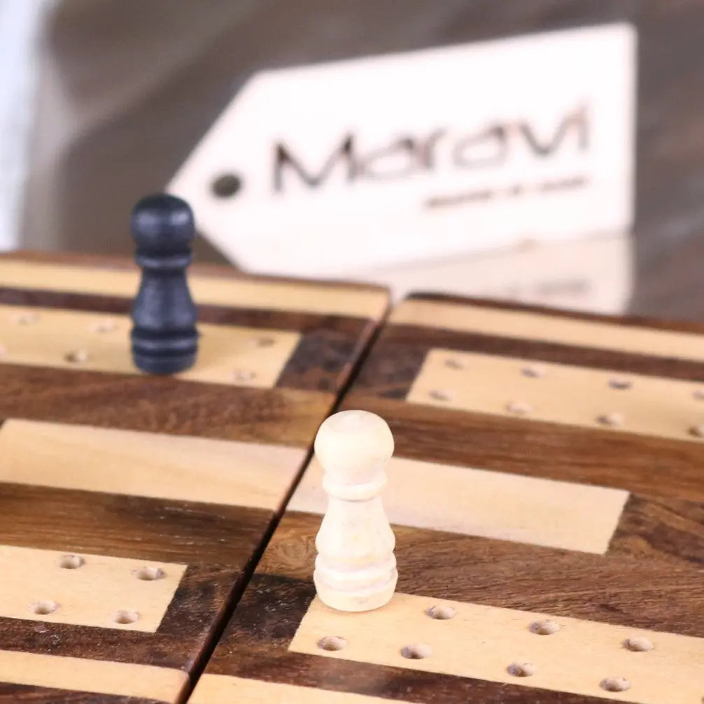 Zari Folding Travel Cribbage Set