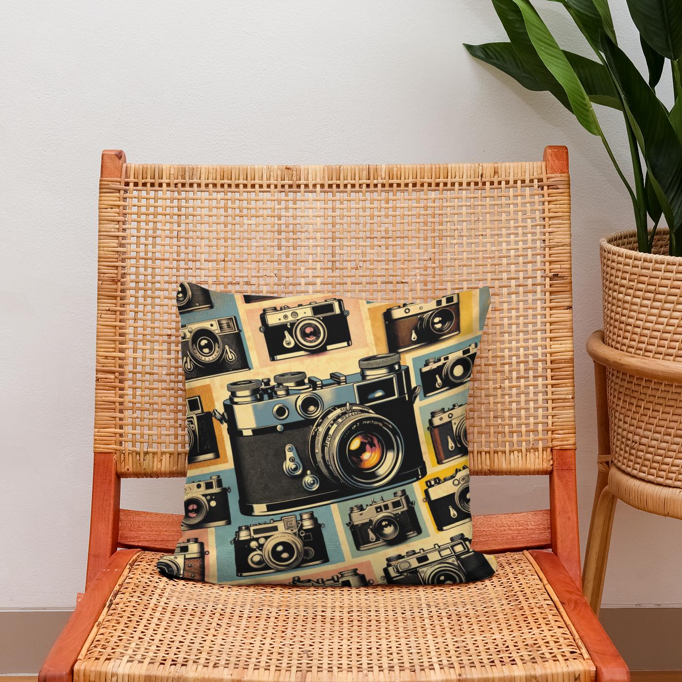 Vintage Visions Cotton Cushion