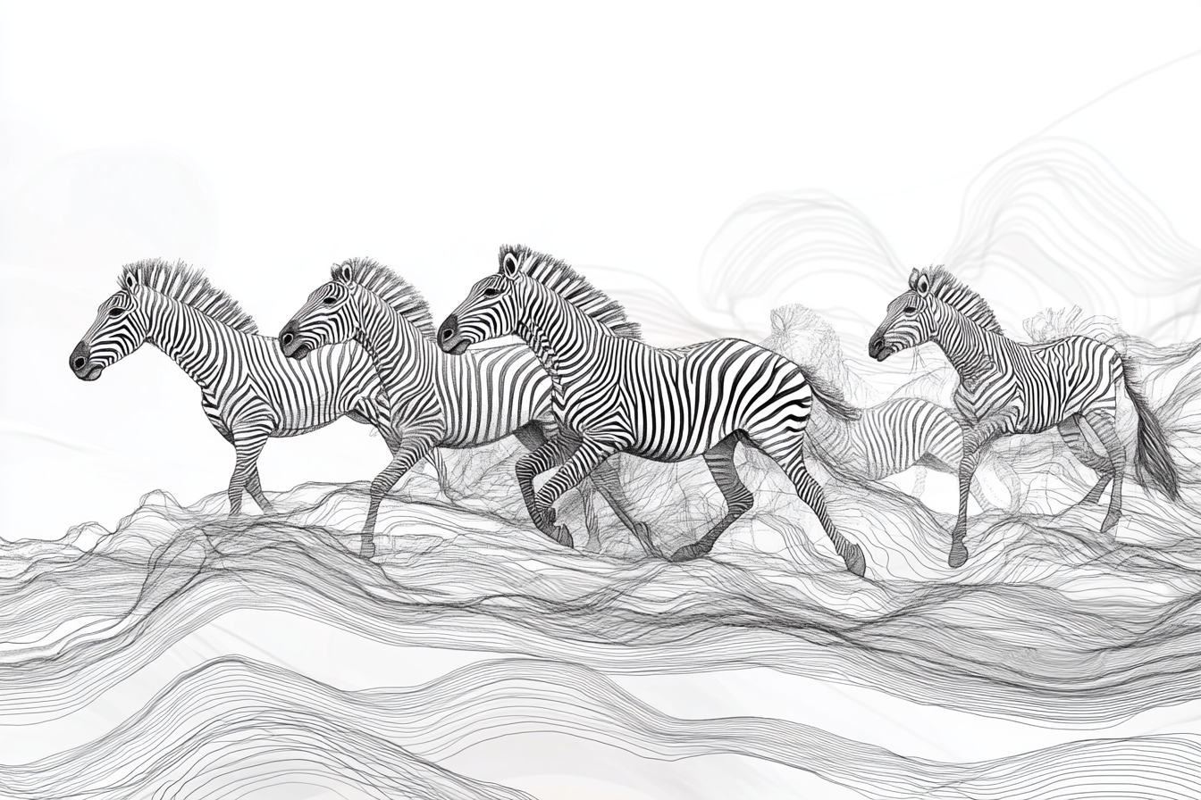 Zebra Plains Canvas