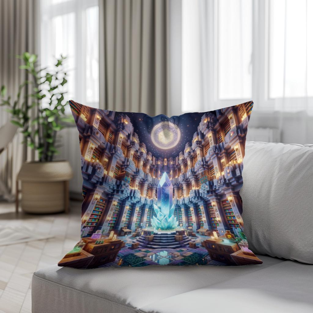 Enchanted Shelves Cotton Cushion