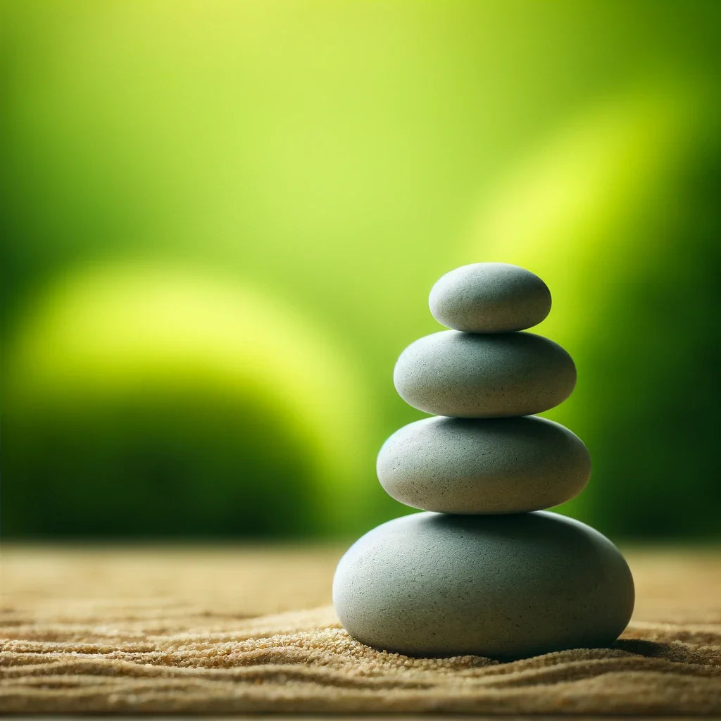 Zen Stones Balance Canvas