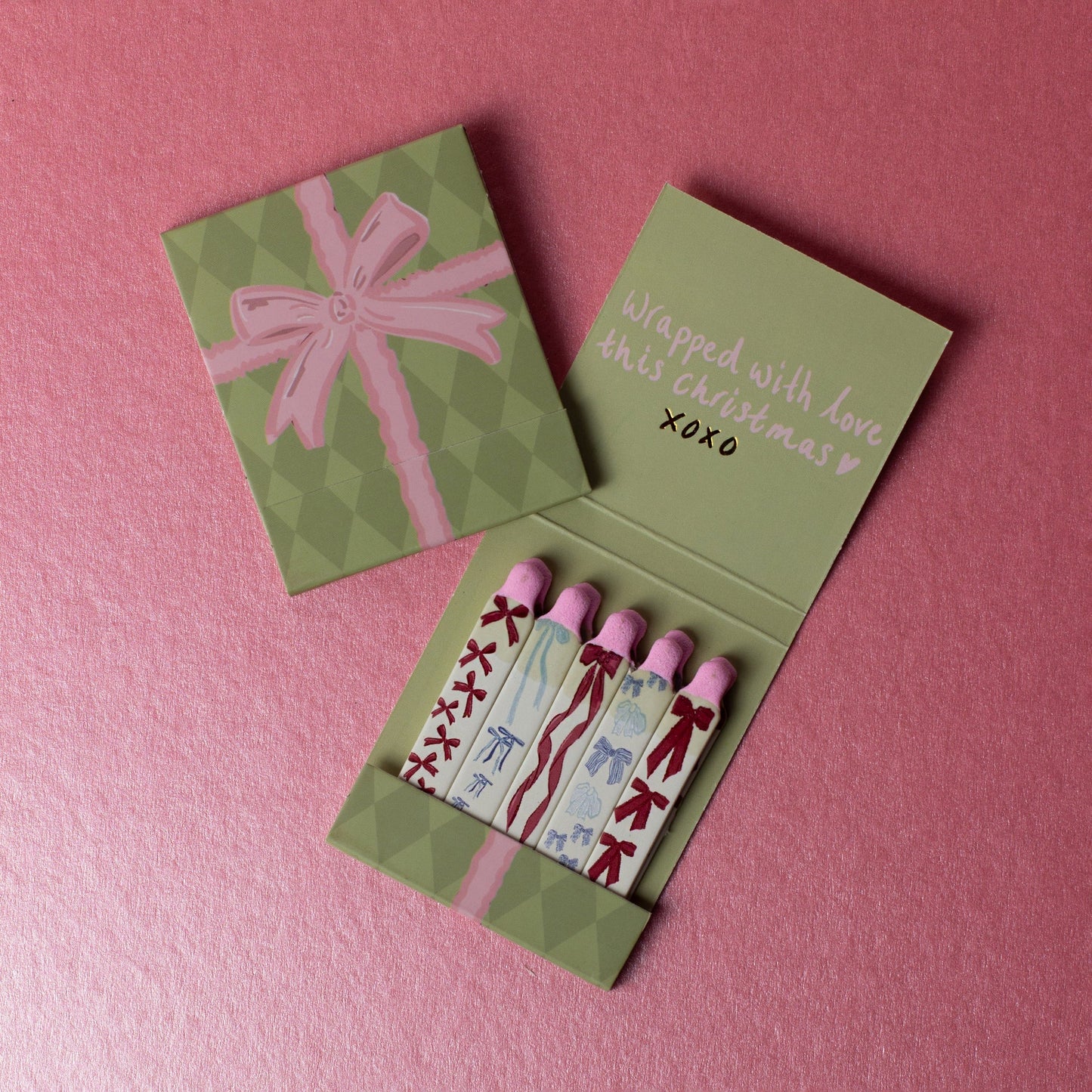 Wrapped with Love Matchbook