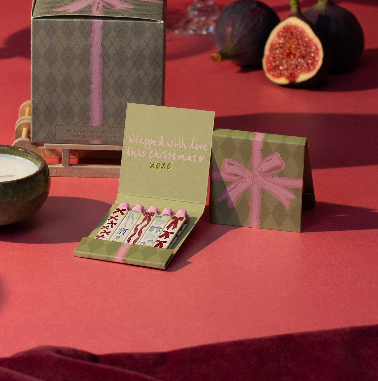 Wrapped with Love Matchbook