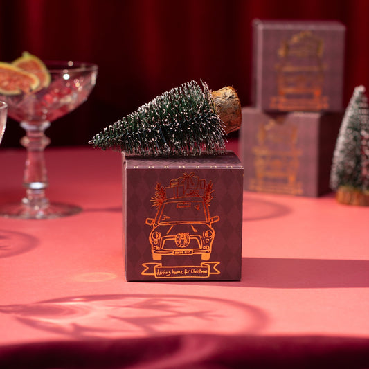 Sparkle Season: Driving Home for Christmas Tea Lights (Box of 2) - Christmas Spruce