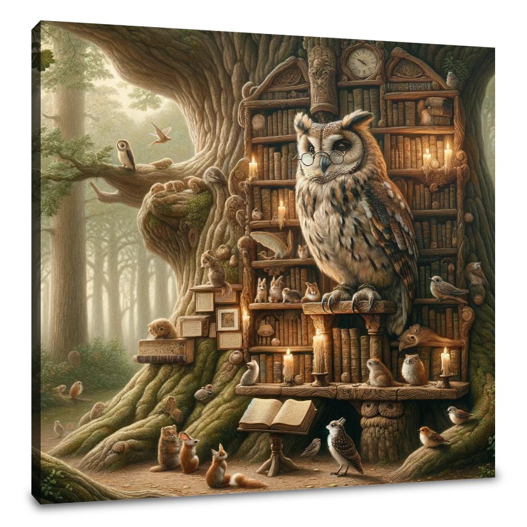 Enchanted Owl Canvas