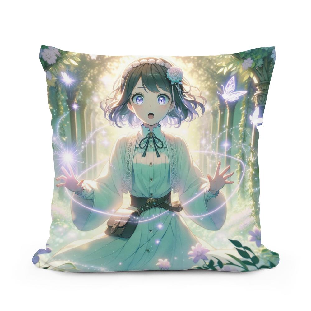 Mystic Forest Awakening Cotton Cushion