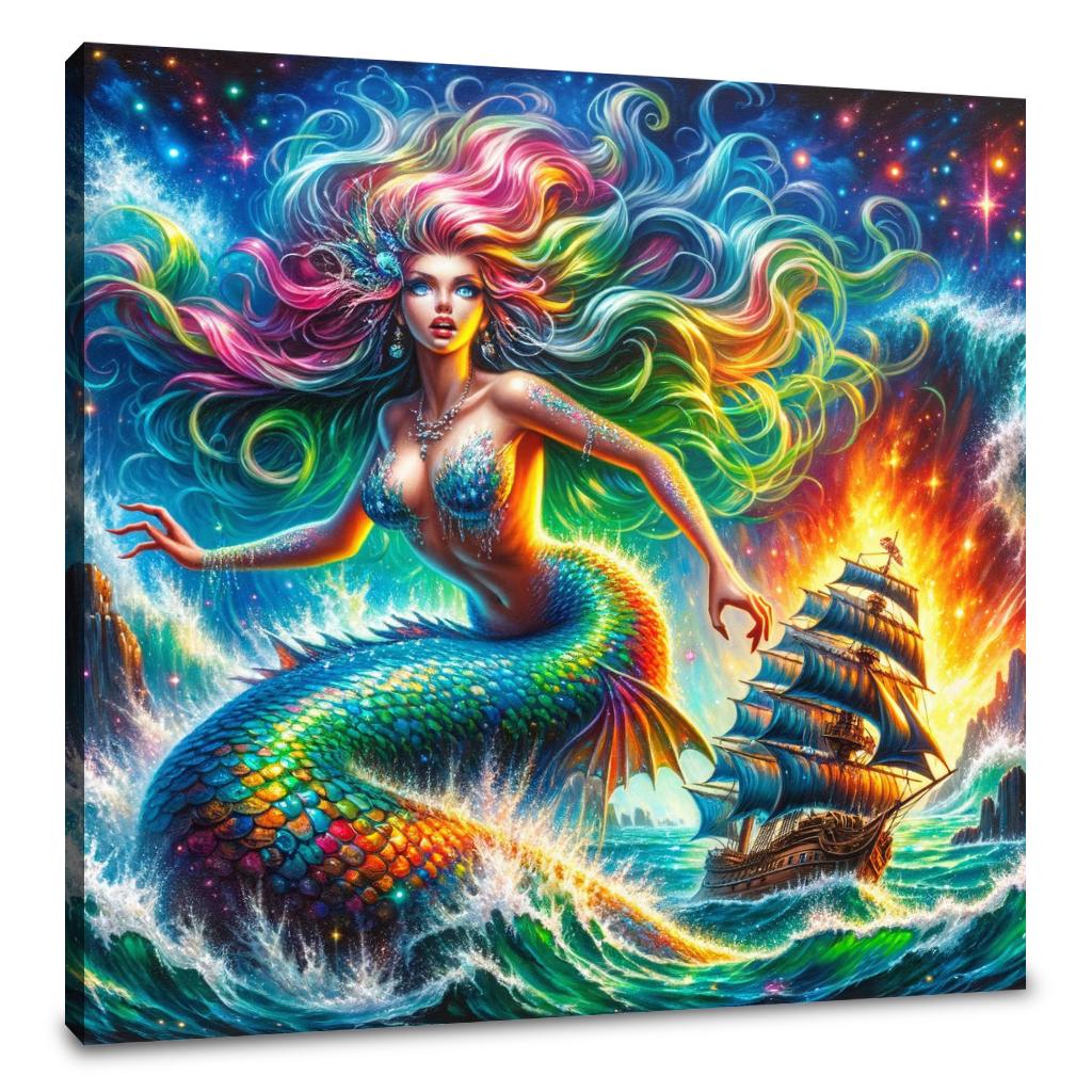 Siren's Call Mermaid Canvas