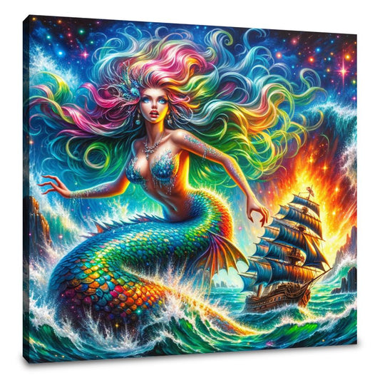 Siren's Call Mermaid Canvas