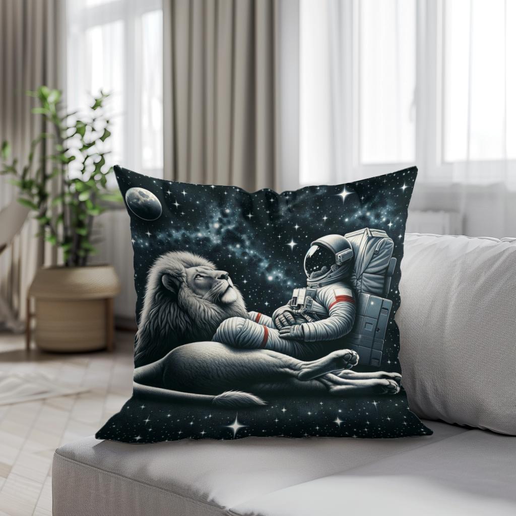 Stellar Safari Dreams Cotton Cushion