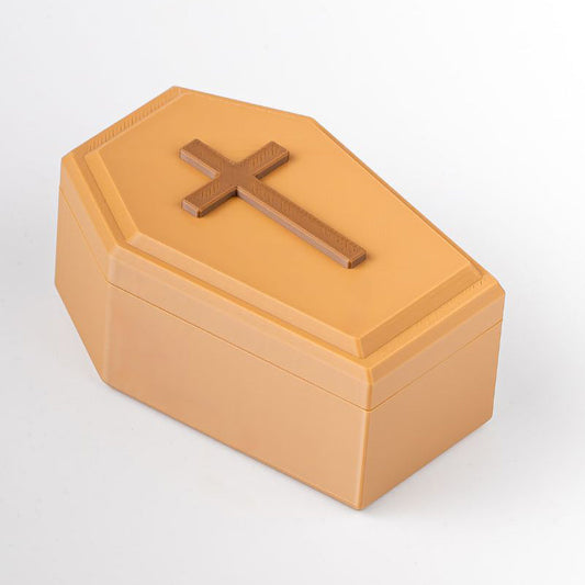 3D Printed Mini Coffin with Removable Lid | Gothic Home Decor & Unique Storage Box