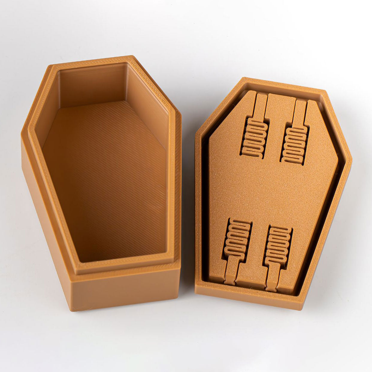 3D Printed Mini Coffin with Removable Lid | Gothic Home Decor & Unique Storage Box
