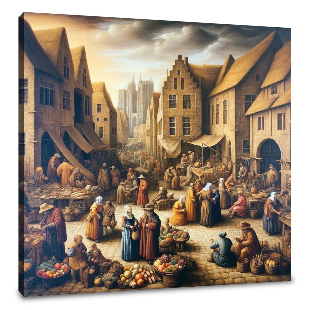 Market Day Canvas