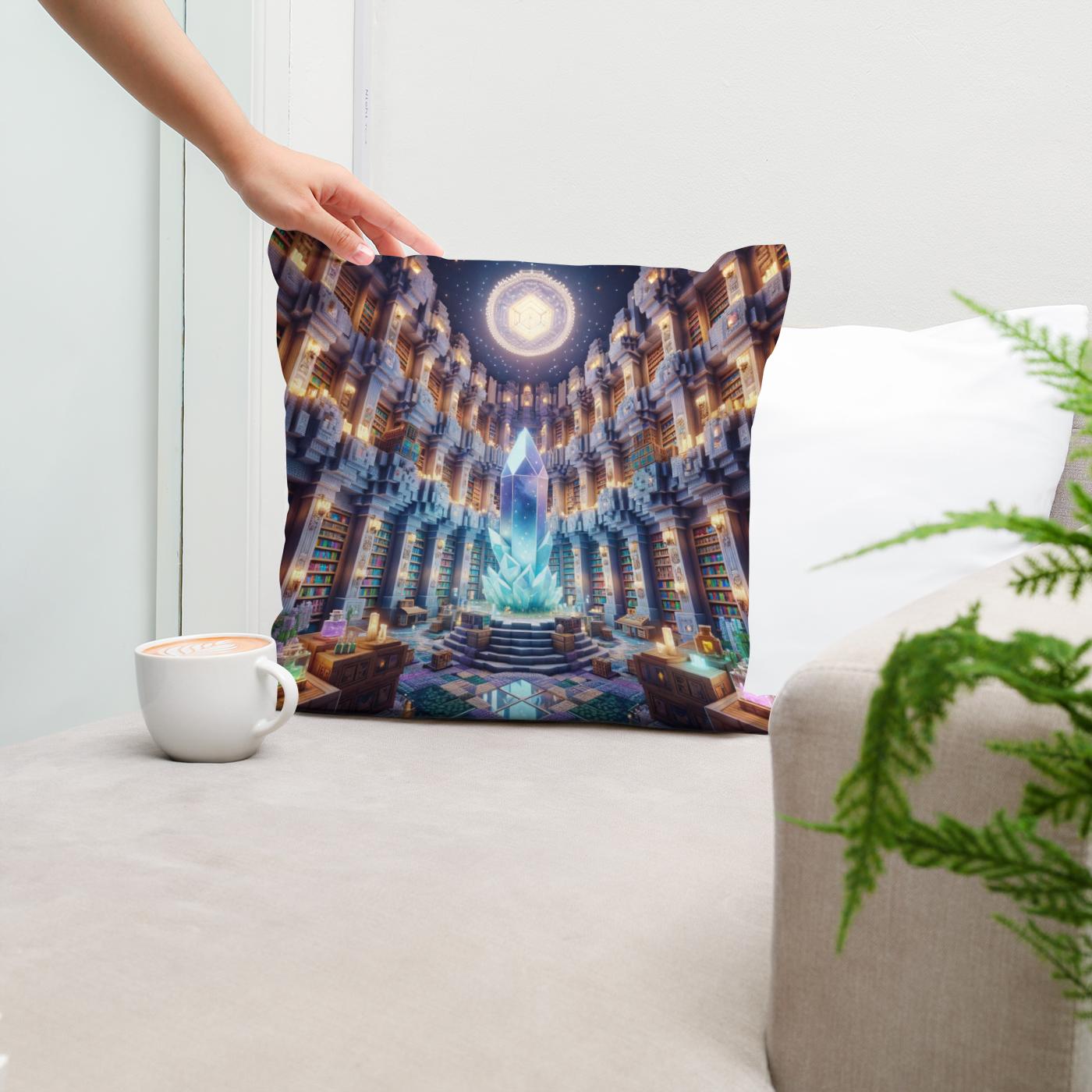 Enchanted Shelves Cotton Cushion