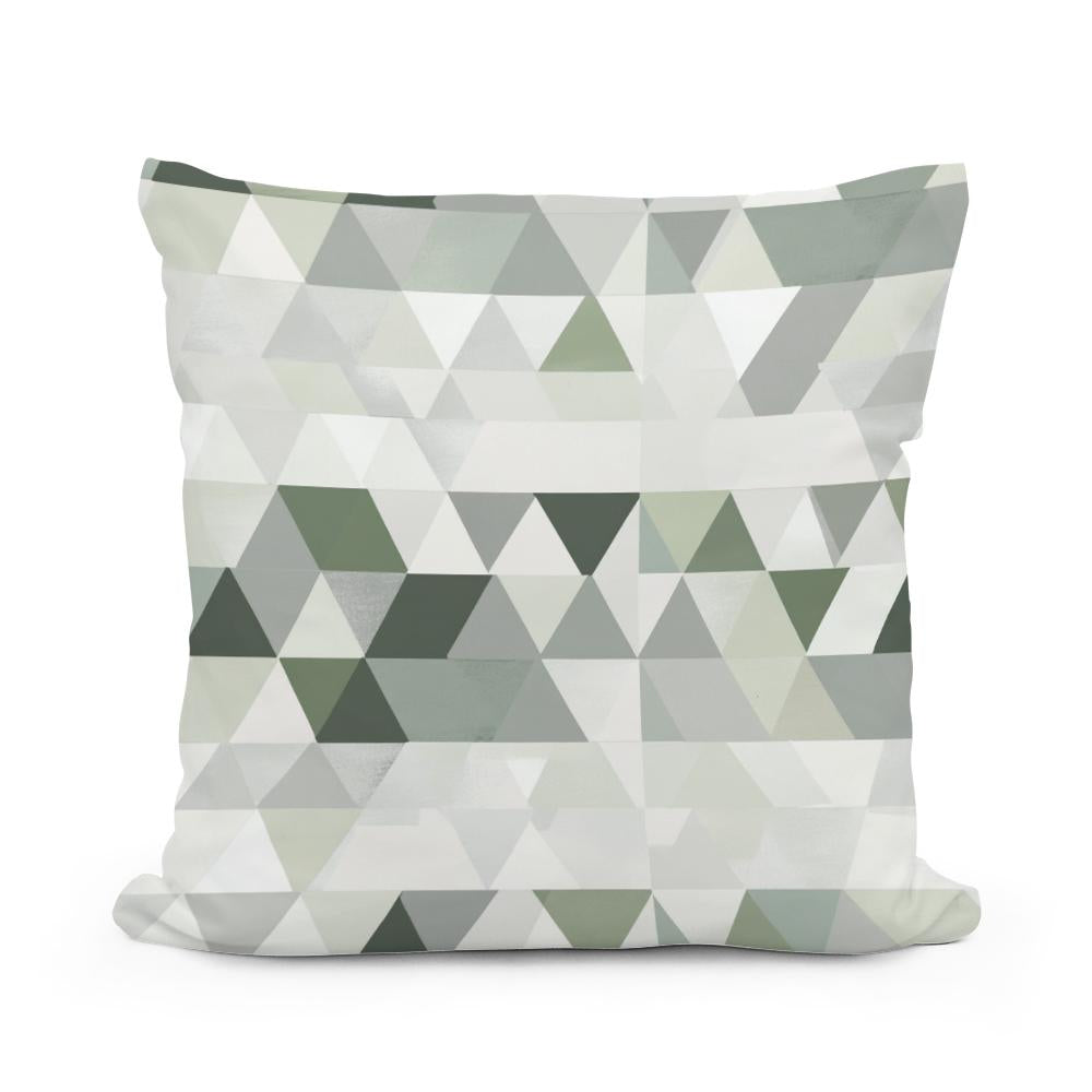 Nordic Triangle Harmony Cotton Cushion
