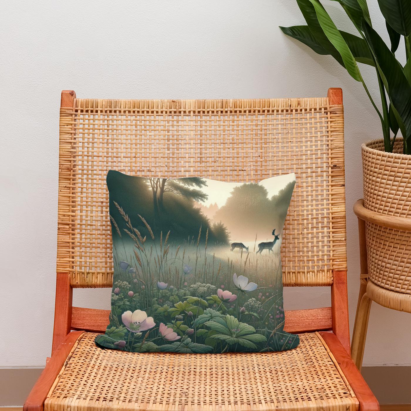Meadow Dawn Cotton Cushion