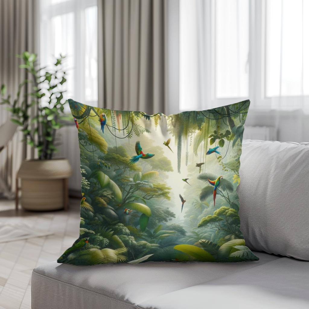 Enchanted Glade Cotton Cushion