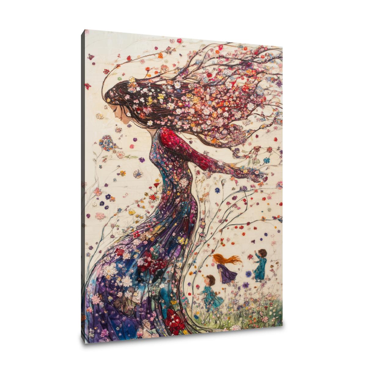 Blossoming Mother Canvas