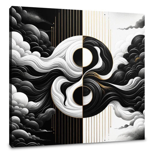 Harmony in Contrast Canvas