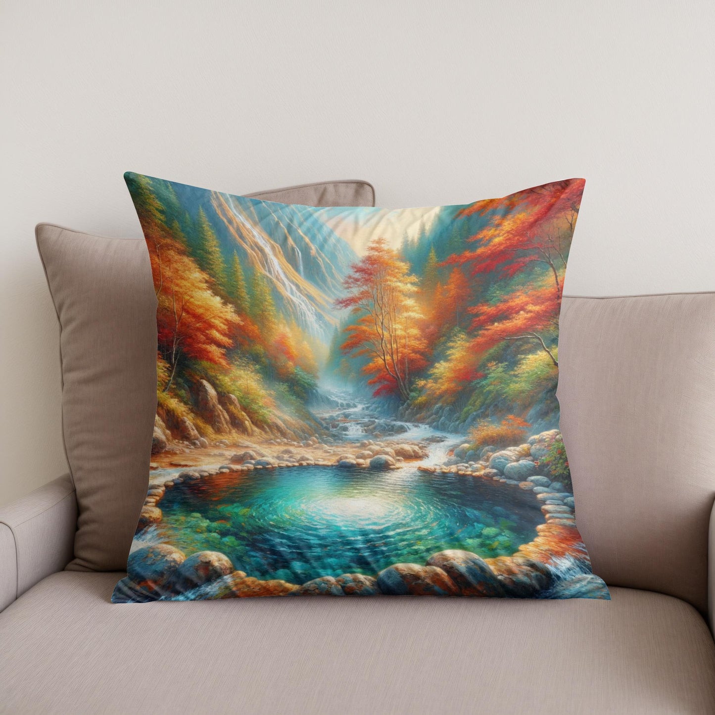 Mountain Retreat Cotton Cushion