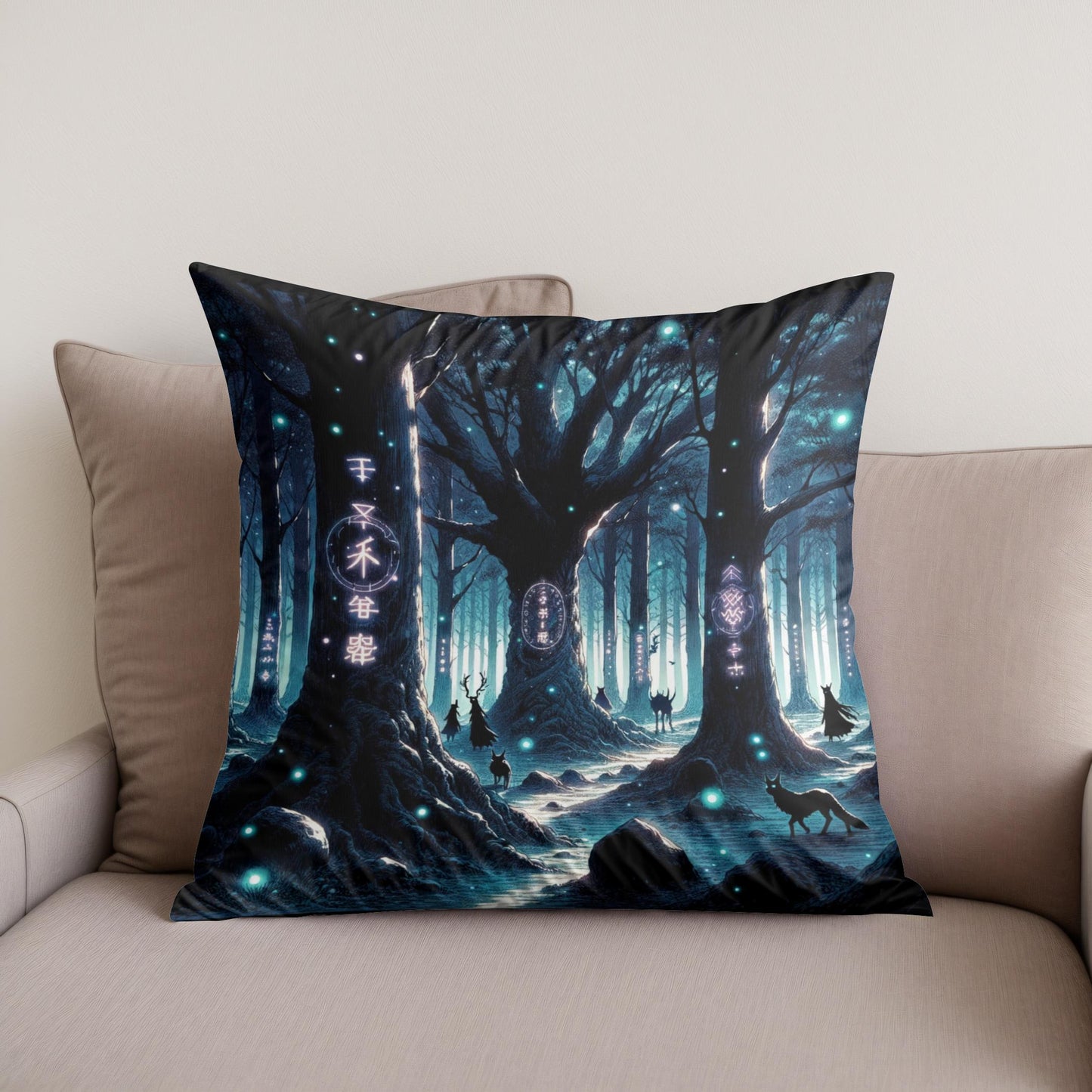 Twilight Forest Mysteries Cotton Cushion