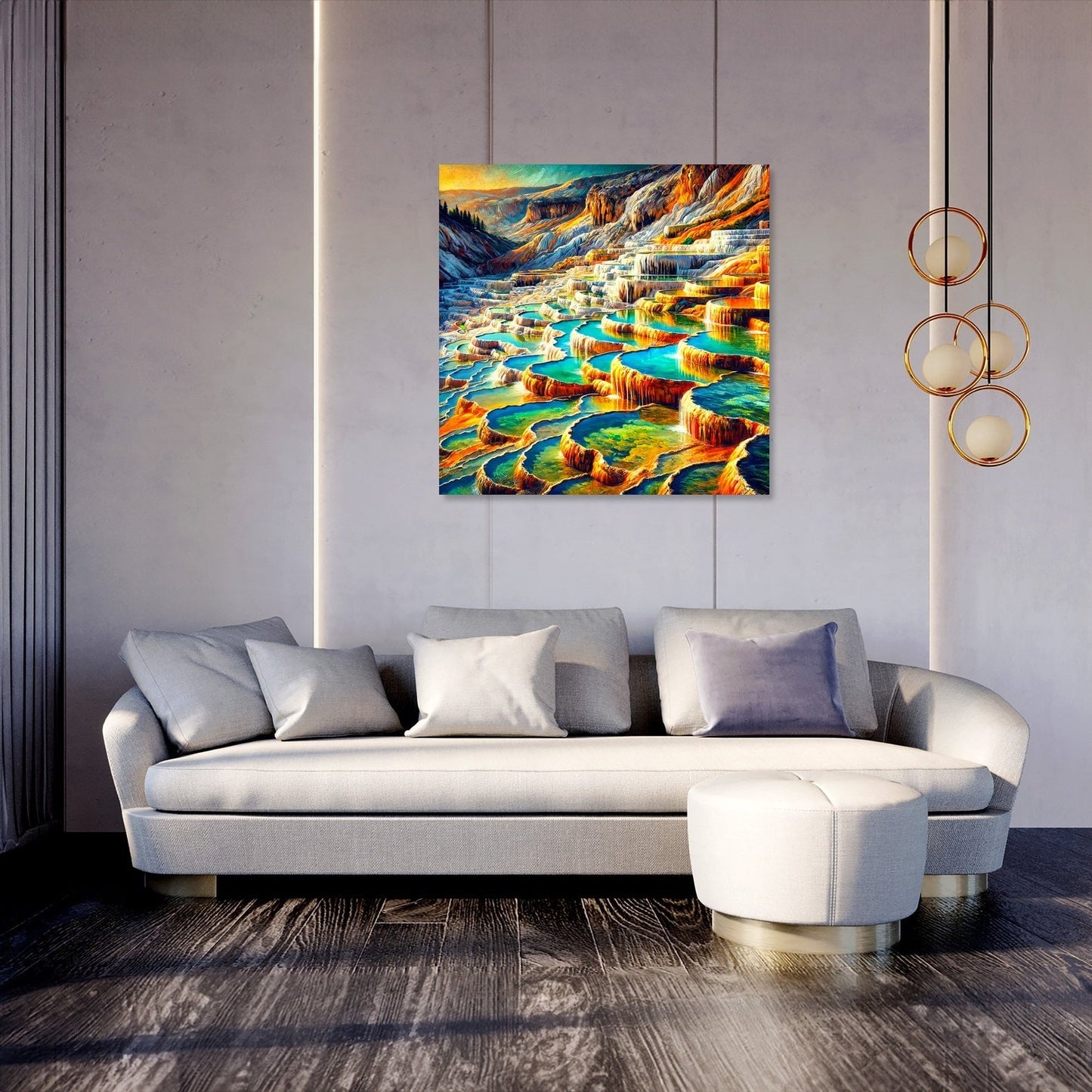 Terraced Springs Canvas