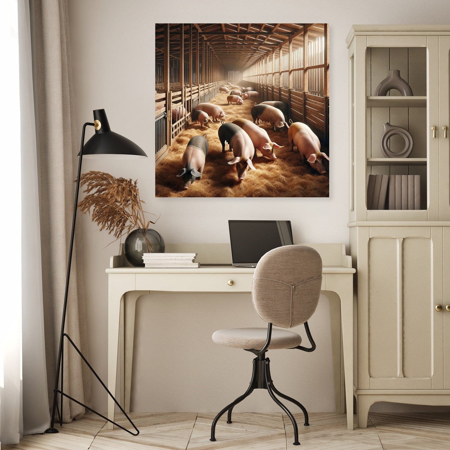 Pigsty Life Canvas