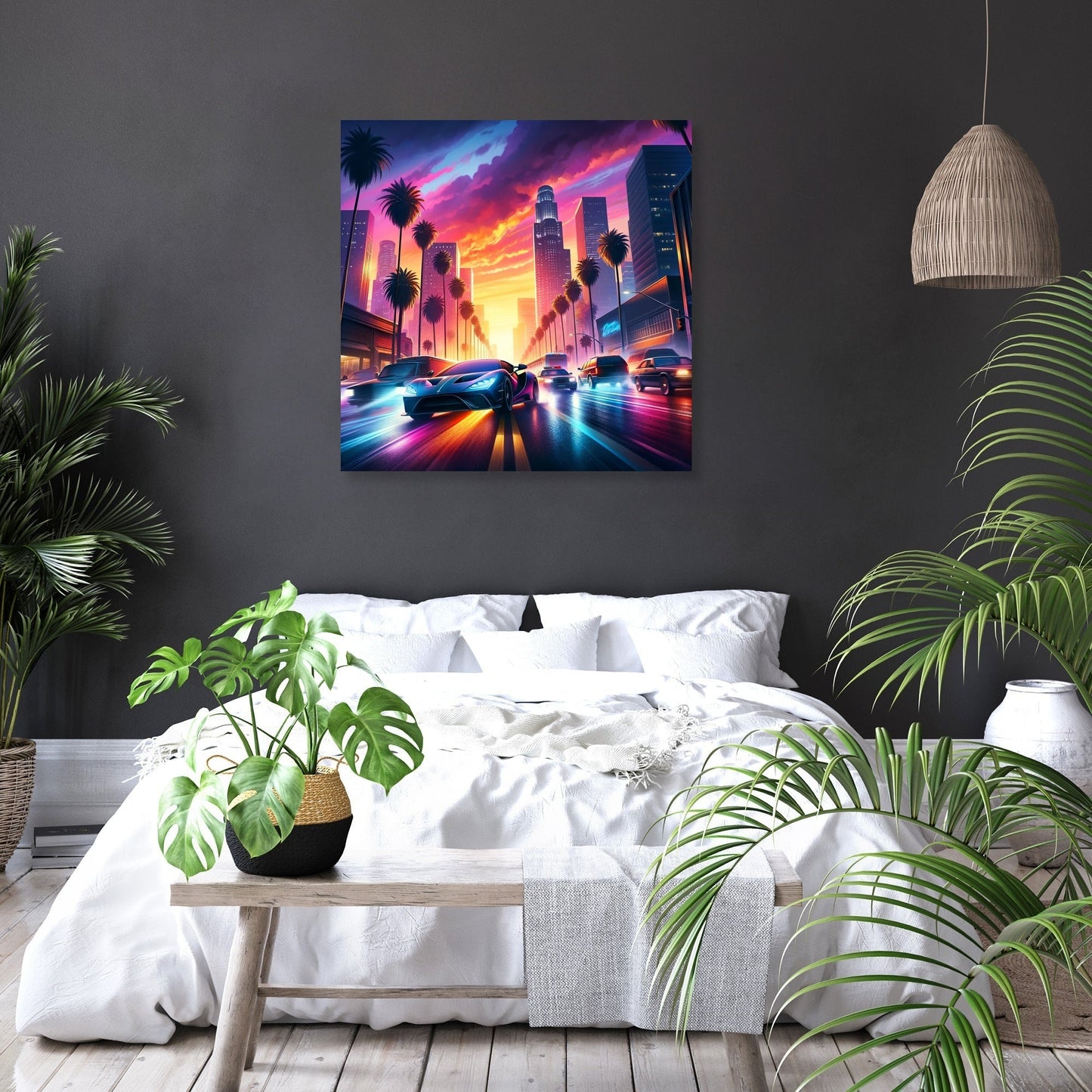 Sunset Boulevard Escape Canvas