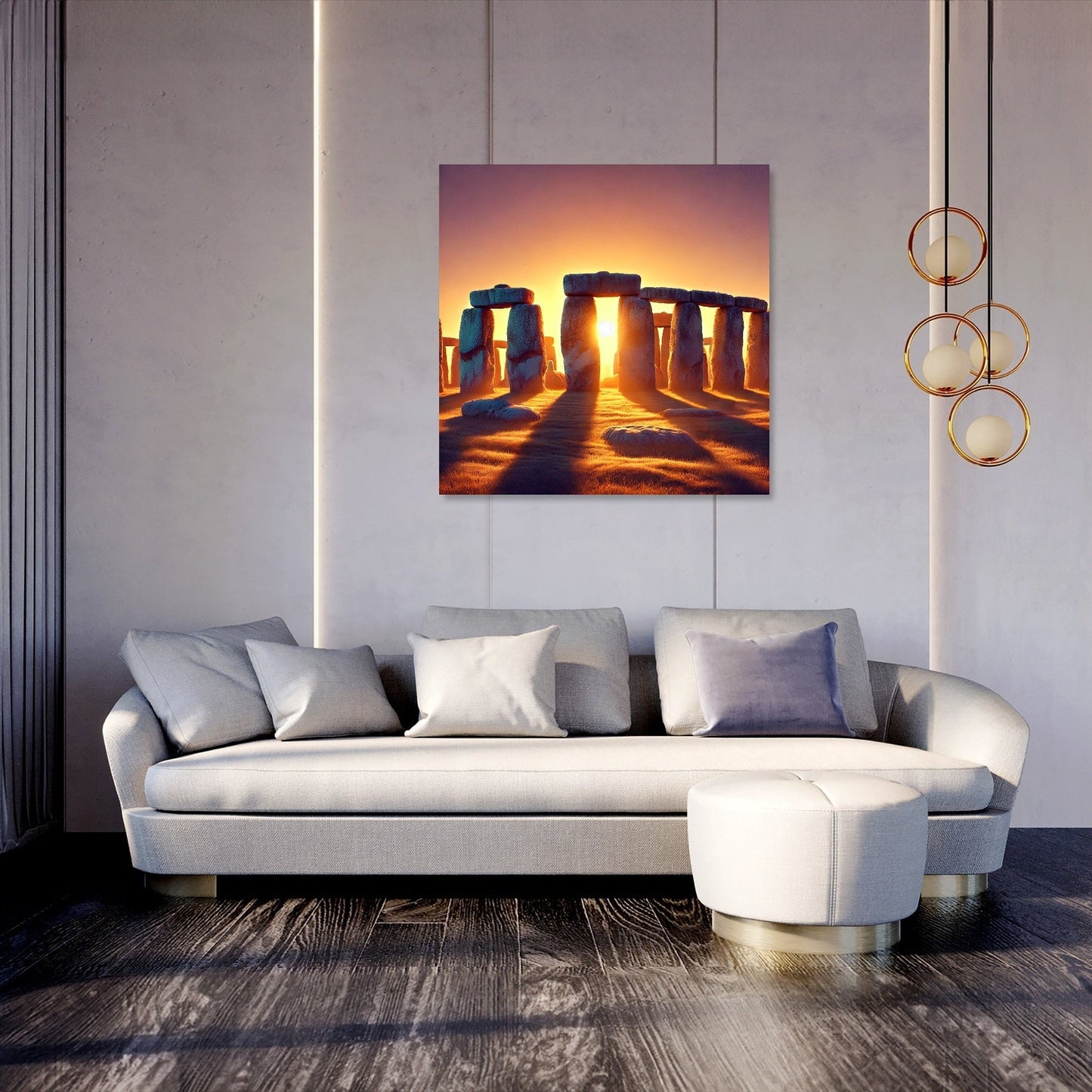 Mystical Stonehenge Canvas