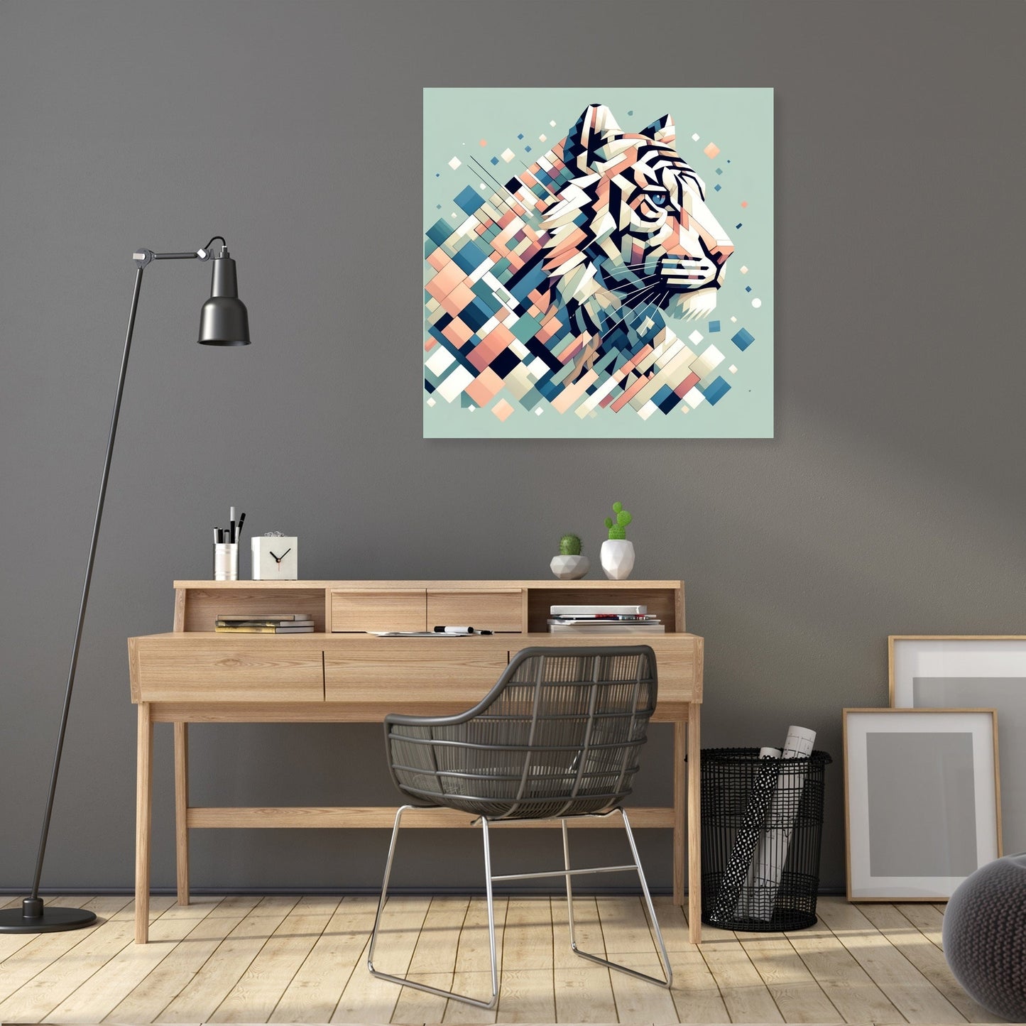 Echoes of the Wild Tiger Canvas