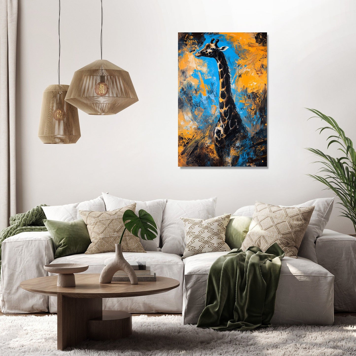 Graceful Giraffe Canvas